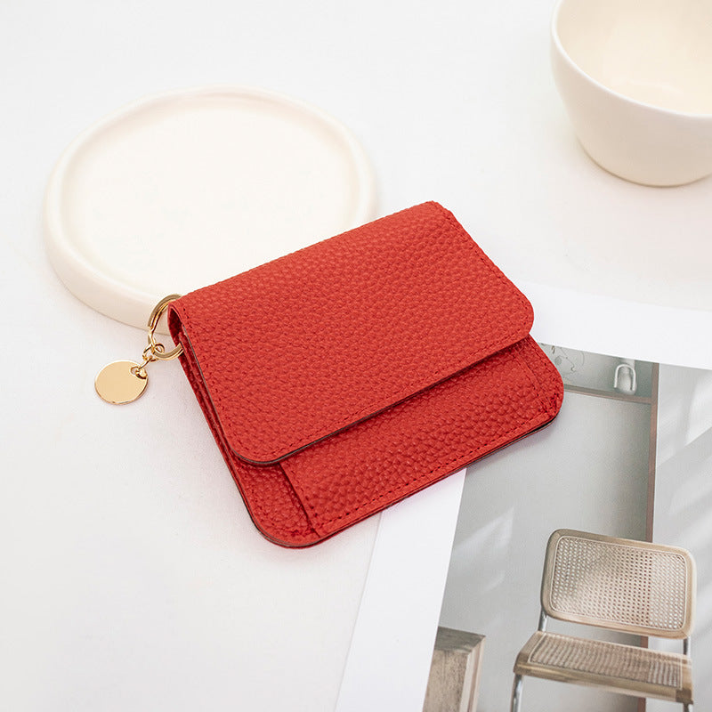 LuxeSnap Compact Card Wallet