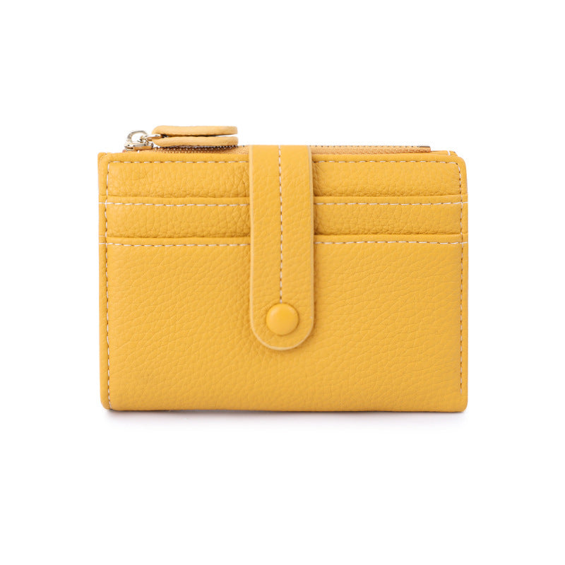Élan Luxe Compact Leather Card Wallet