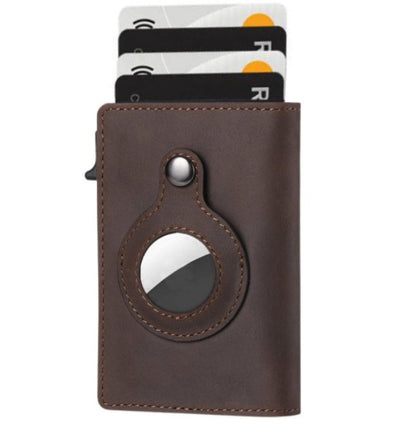 CarbonShield AirTag Wallet