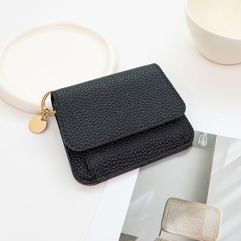 LuxeSnap Compact Card Wallet