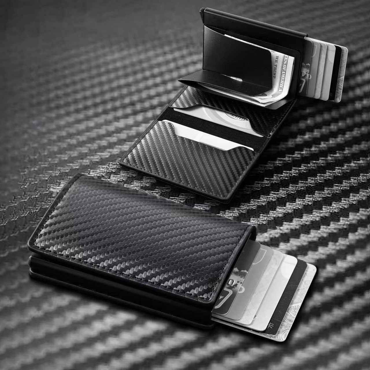 CarbonShield RFID Slim Wallet
