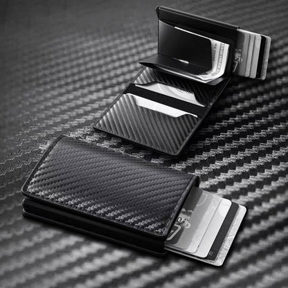 CarbonShield RFID Slim Wallet