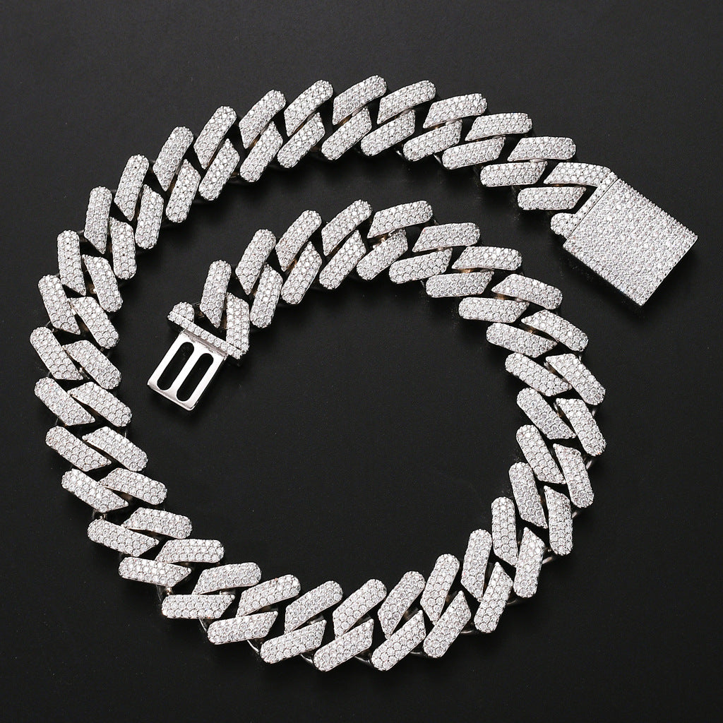 Sovereign Ice Lock Cuban Chain Necklace