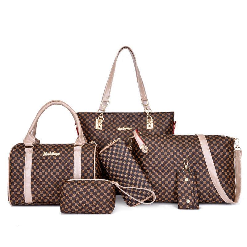 Signature Luxe 6-Piece Monogram Handbag Set