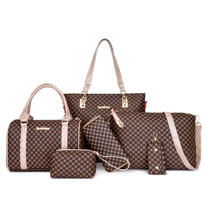 Signature Luxe 6-Piece Monogram Handbag Set