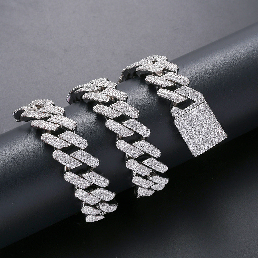 Sovereign Ice Lock Cuban Chain Necklace