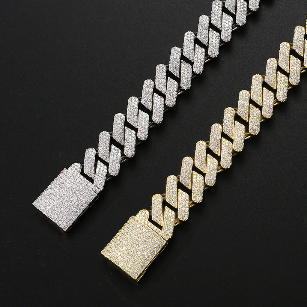 Sovereign Ice Lock Cuban Chain Necklace