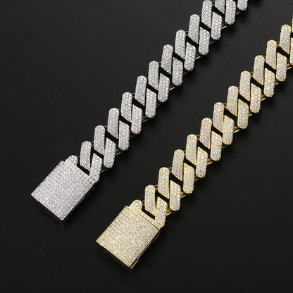 Sovereign Ice Lock Cuban Chain Necklace
