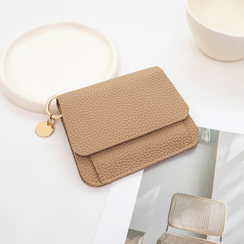 LuxeSnap Compact Card Wallet