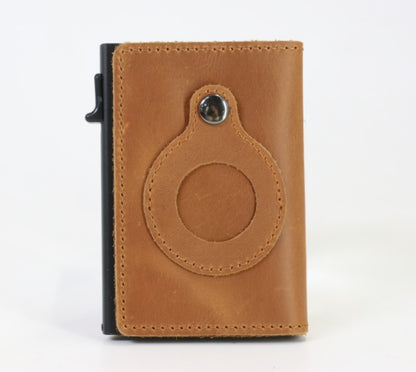 CarbonShield AirTag Wallet