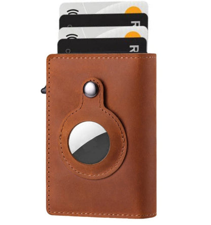 CarbonShield AirTag Wallet