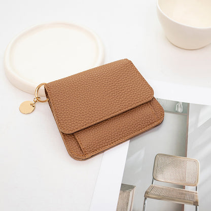LuxeSnap Compact Card Wallet