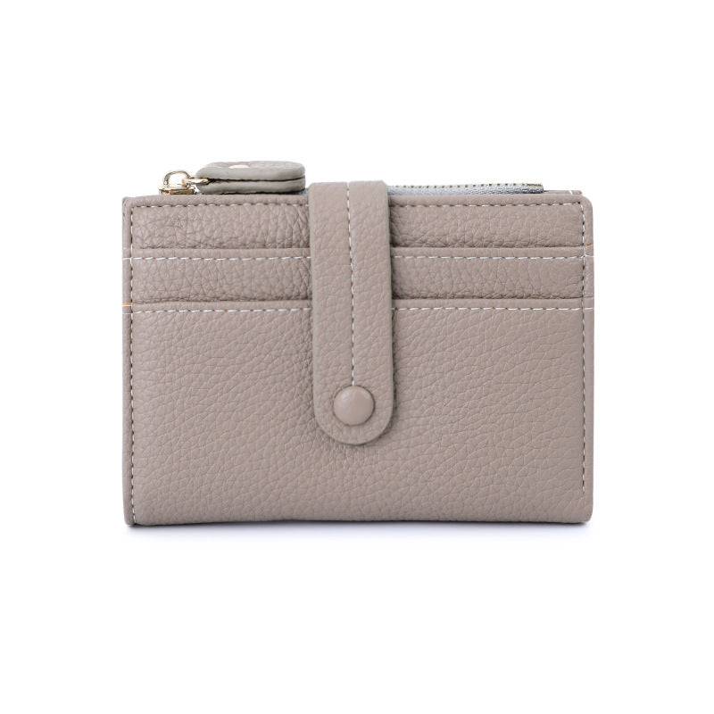 Élan Luxe Compact Leather Card Wallet