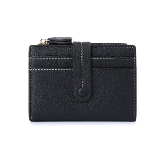 Élan Luxe Compact Leather Card Wallet