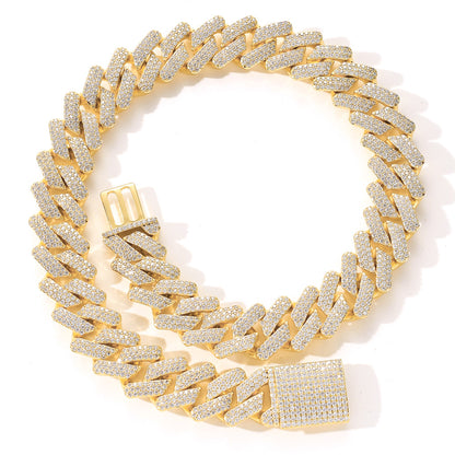 Sovereign Ice Lock Cuban Chain Necklace
