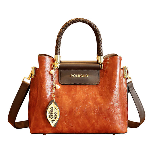 ÉLÉGANCE Structured Leather Tote