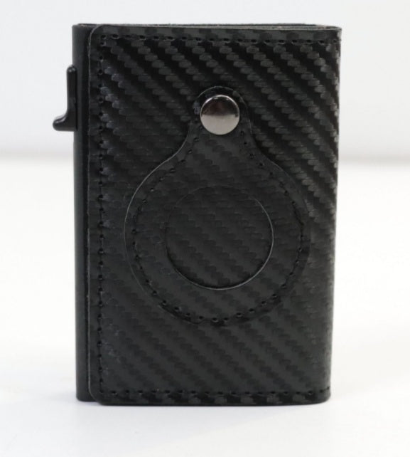 CarbonShield AirTag Wallet