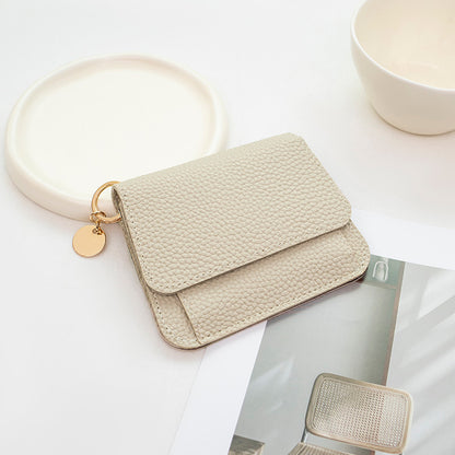 LuxeSnap Compact Card Wallet