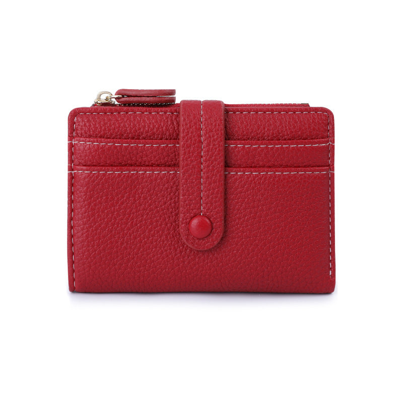 Élan Luxe Compact Leather Card Wallet