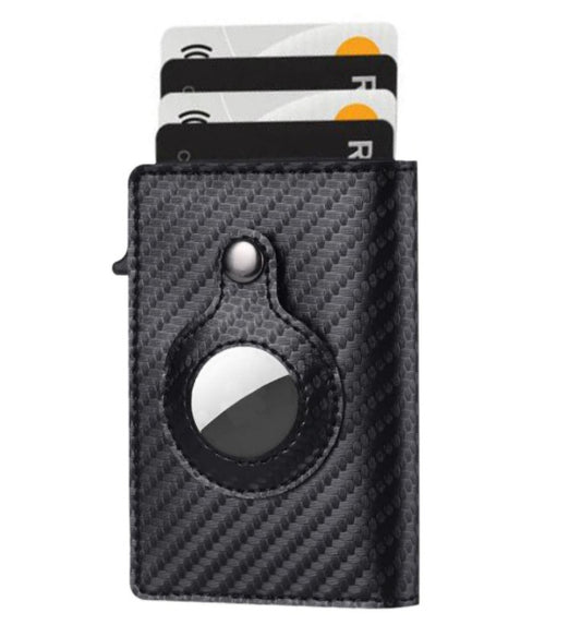 CarbonShield AirTag Wallet