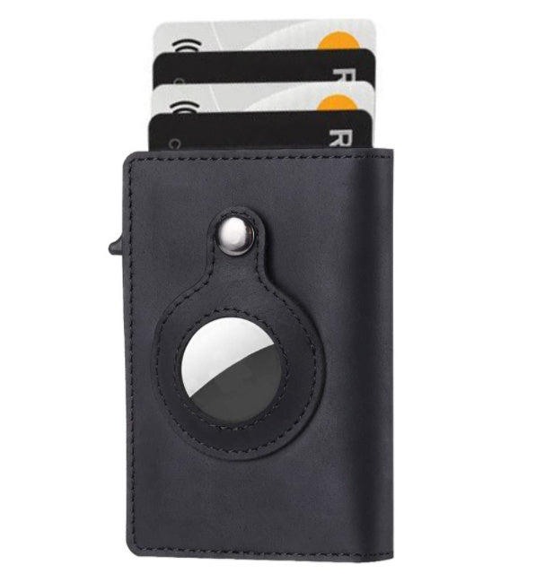 CarbonShield AirTag Wallet