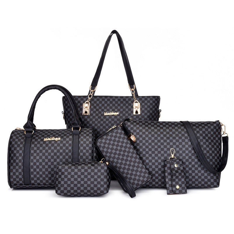 Signature Luxe 6-Piece Monogram Handbag Set