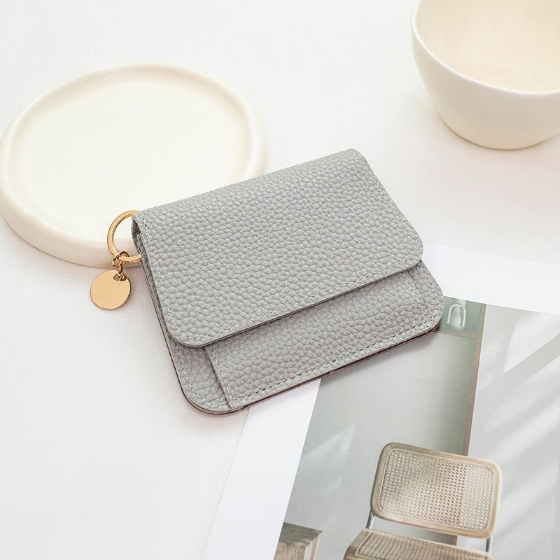 LuxeSnap Compact Card Wallet