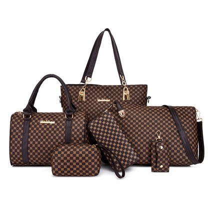 Signature Luxe 6-Piece Monogram Handbag Set